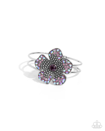 Paparazzi ♥ Bedazzled Bloom - Purple ♥ Bracelet