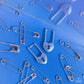Paparazzi ♥ Pampered Padlock - Blue ♥ Earrings