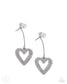 Paparazzi ♥ Valentines Vision - White ♥ Post Earrings