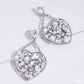Paparazzi ♥ Glittery Gait - White ♥ Post Earrings