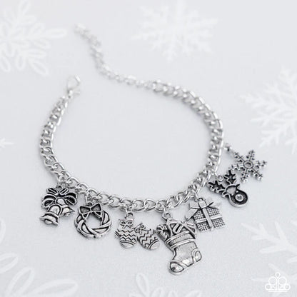 Paparazzi ♥ Christmas Classics - Silver ♥ Bracelet