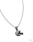 Paparazzi ♥ Helmet Headline - Black ♥ Necklace