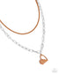 Paparazzi ♥ Love Comes and Goes... - Orange ♥ Necklace