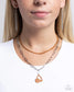 Paparazzi ♥ Love Comes and Goes... - Orange ♥ Necklace