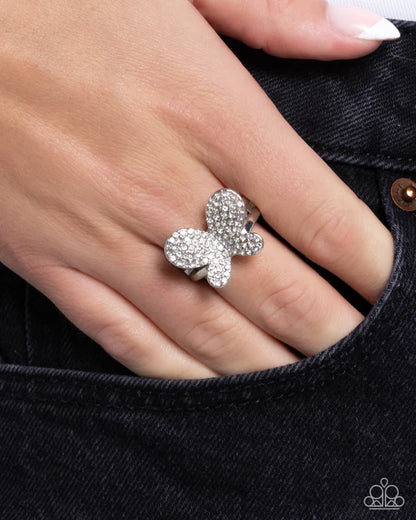 Paparazzi ♥ Aerial Anthem - White ♥ Ring