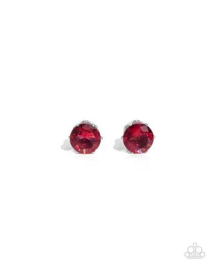 Paparazzi ♥ Simply Sublime - Pink ♥ Post Earrings