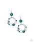 Paparazzi ♥ Wreathed Waikiki - Green ♥ Earrings