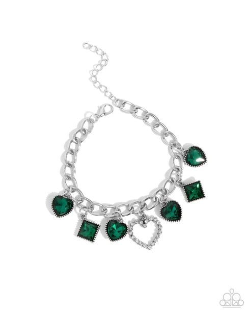 Paparazzi ♥ Framed Future - Green ♥ Bracelet