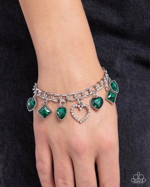 Paparazzi ♥ Framed Future - Green ♥ Bracelet