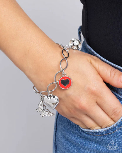 Paparazzi ♥ Lullaby Lucky - Red ♥ Bracelet