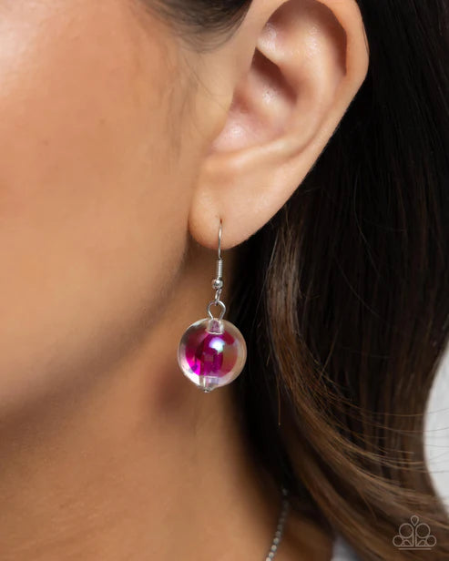 Paparazzi ♥ Iridescent Identity - Pink ♥ Necklace