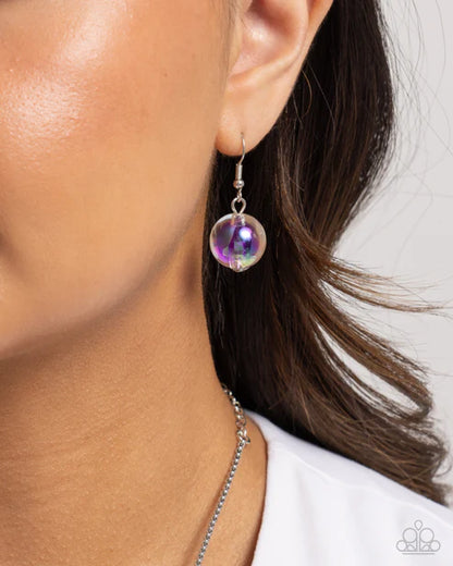 Paparazzi ♥ Iridescent Identity - Purple ♥ Necklace