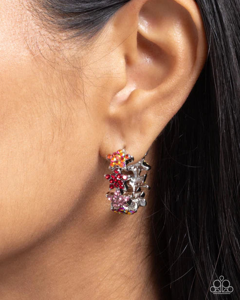 Paparazzi ♥ Stellar Surrender - Red ♥ Earrings