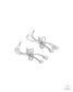Paparazzi ♥ Charming Coquette - White ♥ Earrings