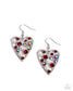 Paparazzi ♥ Unbelievable Shimmer - Red ♥ Earrings