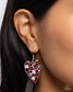 Paparazzi ♥ Unbelievable Shimmer - Red ♥ Earrings