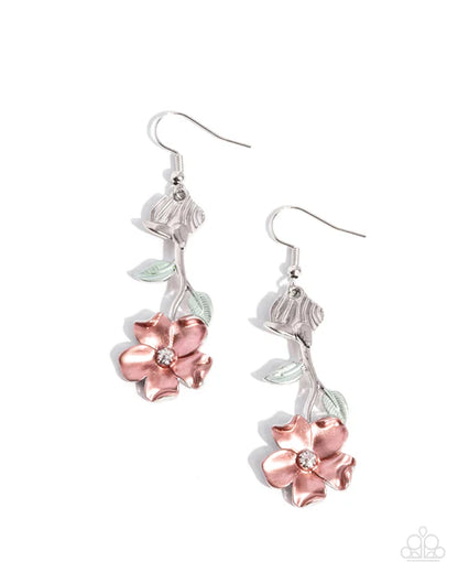 Paparazzi ♥ Flourishing Activity - Orange ♥ Earrings