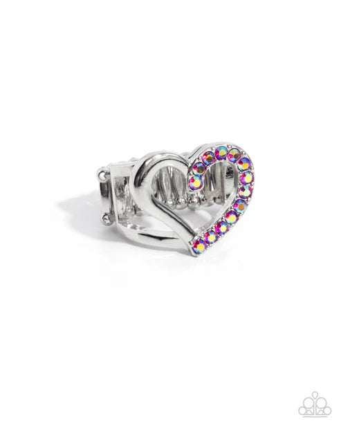 Paparazzi ♥ Abstract Attraction - Pink ♥ Ring