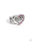 Paparazzi ♥ Abstract Attraction - Pink ♥ Ring