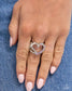 Paparazzi ♥ Abstract Attraction - Pink ♥ Ring