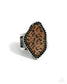 Paparazzi ♥ Sporadic Stone - Brown ♥ Ring