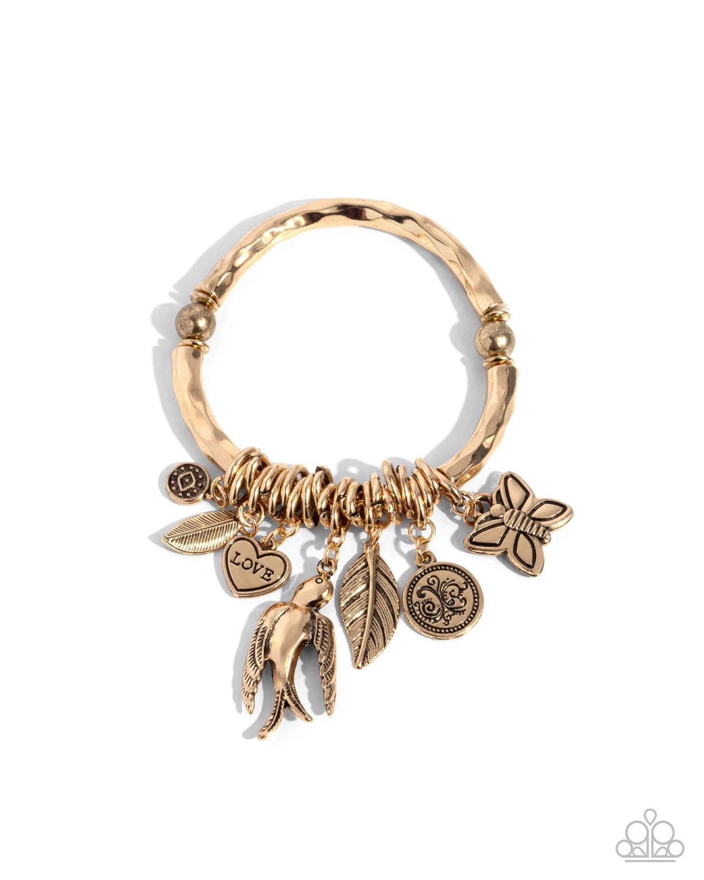 Paparazzi ♥ Wild and Scenic - Gold ♥ Bracelet