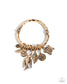 Paparazzi ♥ Wild and Scenic - Gold ♥ Bracelet