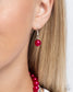 Paparazzi ♥ Easy Elevation - Red ♥ Necklace