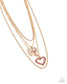 Paparazzi ♥ Courting Caliber - Gold ♥ Necklace