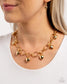 Paparazzi ♥ Hey Lover - Gold ♥ Necklace
