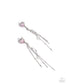 Paparazzi ♥ Simply Smitten - Pink ♥ Post Earrings