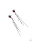 Paparazzi ♥ Simply Smitten - Red ♥ Post Earrings