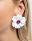 Paparazzi ♥ Organic Growth - White ♥ Post Earrings