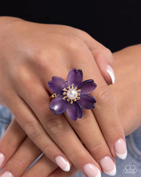 Paparazzi ♥ Floral Force - Purple ♥ Ring