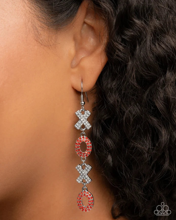 Paparazzi ♥ XOXO Stream - Red ♥ Earring