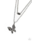 Paparazzi ♥ Hovering Headline - Silver ♥ Necklace
