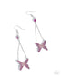 Paparazzi ♥ Pick A FLIGHT - Pink ♥ Earrings