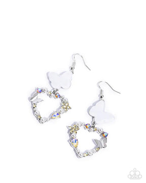Paparazzi ♥ Flirty Flight - Yellow ♥ Earrings