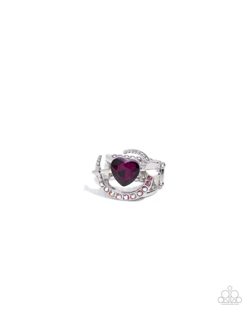 Paparazzi ♥ Cupid COUPLE - Pink ♥ Ring