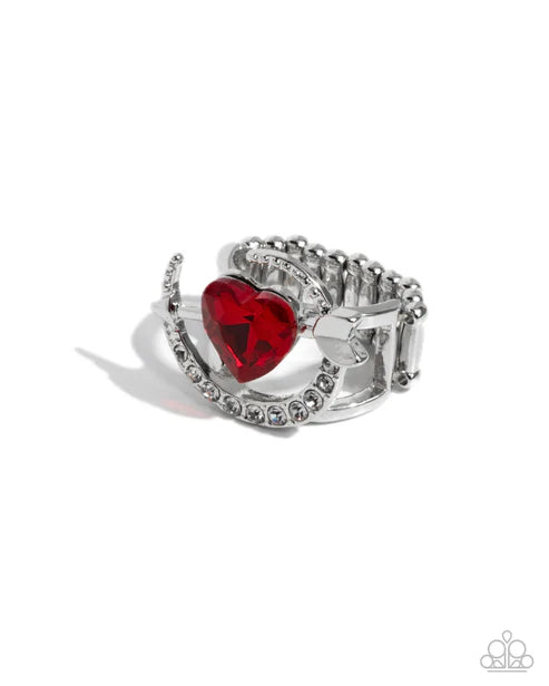 Paparazzi ♥ Cupid COUPLE - Red ♥ Ring