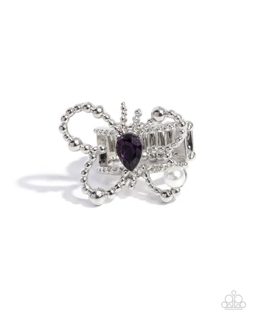 Paparazzi ♥ Aerial Artifact - Purple ♥ Ring