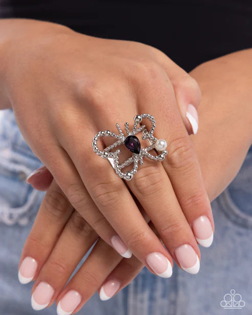 Paparazzi ♥ Aerial Artifact - Purple ♥ Ring