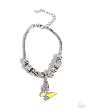 Paparazzi ♥ Luminescent Landing - Yellow ♥ Bracelet