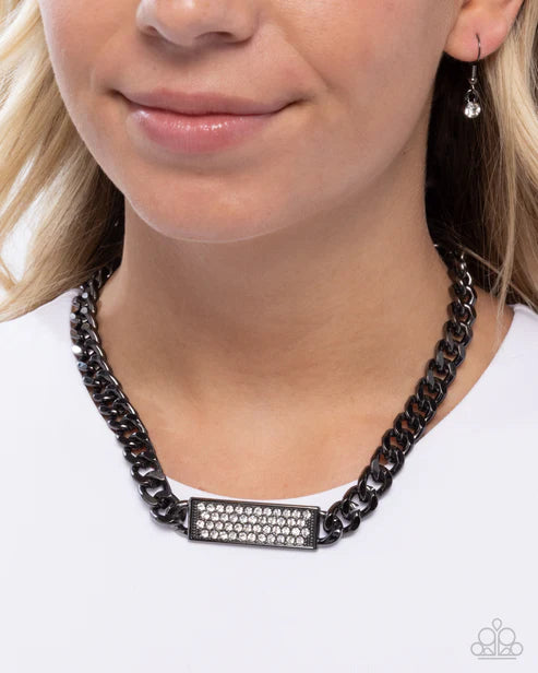 Paparazzi ♥ Rockstar Radiance - Black ♥ Necklace