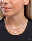 Paparazzi ♥ Shimmery Safeguard - Pink ♥ Necklace