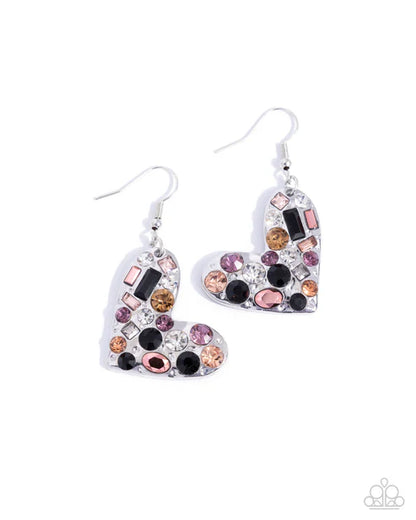 Paparazzi ♥ Tender Treasure - Black ♥ Earrings