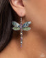 Paparazzi ♥ Hey, I Heard You Were A Wild One - Green ♥ Earrings