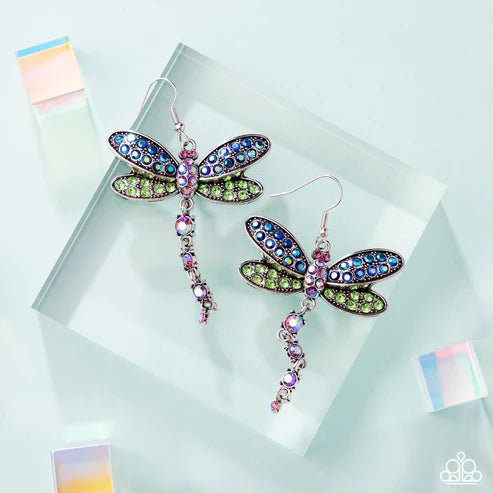 Paparazzi ♥ Hey, I Heard You Were A Wild One - Green ♥ Earrings