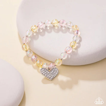 Paparazzi ♥ Polished Promise - Yellow ♥ Bracelet