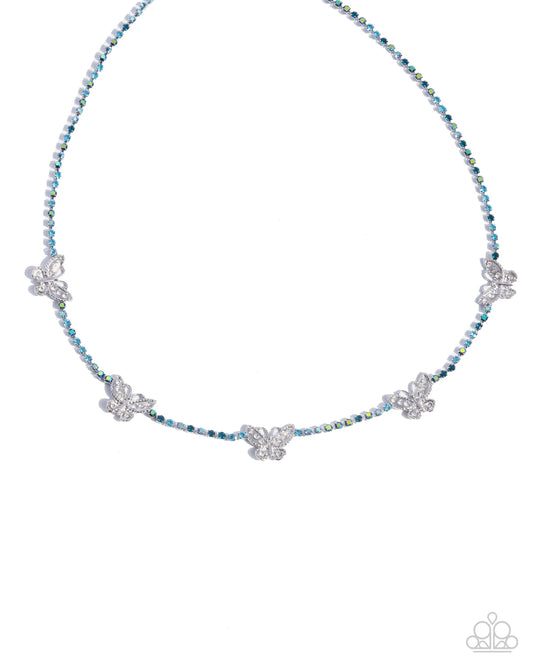 Paparazzi ♥ FANCIFUL of Life - Blue ♥ Necklace
